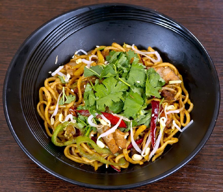 Leckere Asia Pfanne wie beim Thai China Imbiss Restaurant mit leckeren Thailändischen sowie chinesischen Essen in Bad Berka.